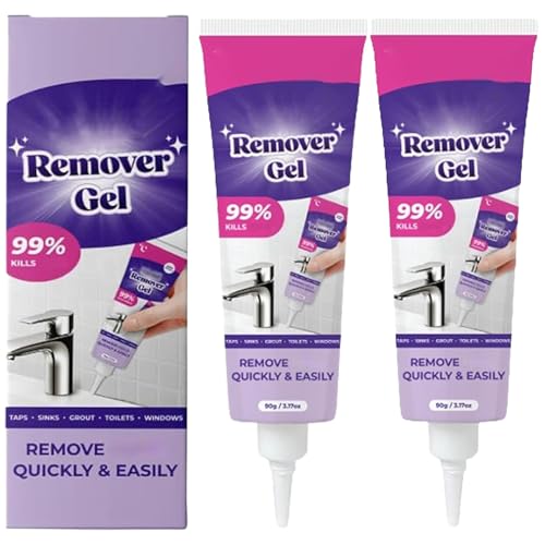 Remover Gel, gel detergente potente, per fughe di piastrelle, pareti e giunti in bagni e cucine (2pcs)