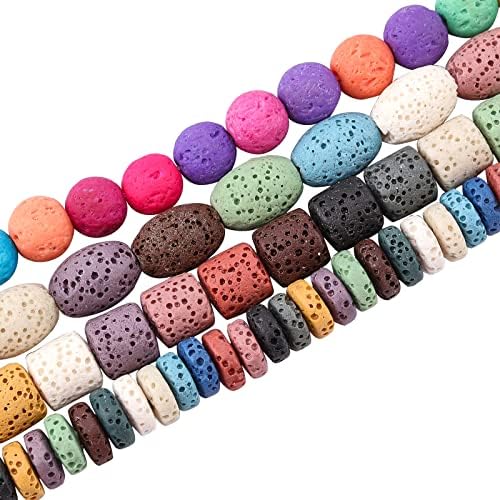 OLYCRAFT 252pcs Natural Beads 6~6.5mm Natural Green Aventurine Beads 4 Strands Round Loose Beads Gemstone Gem Natural Beads for Bracelet Necklace Jewelry Making Findings Accessories