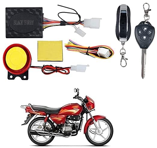 PRS Bike Alarm Security System, Button Remote Key Anti-Theft Alarm for Universal Bike-image-47