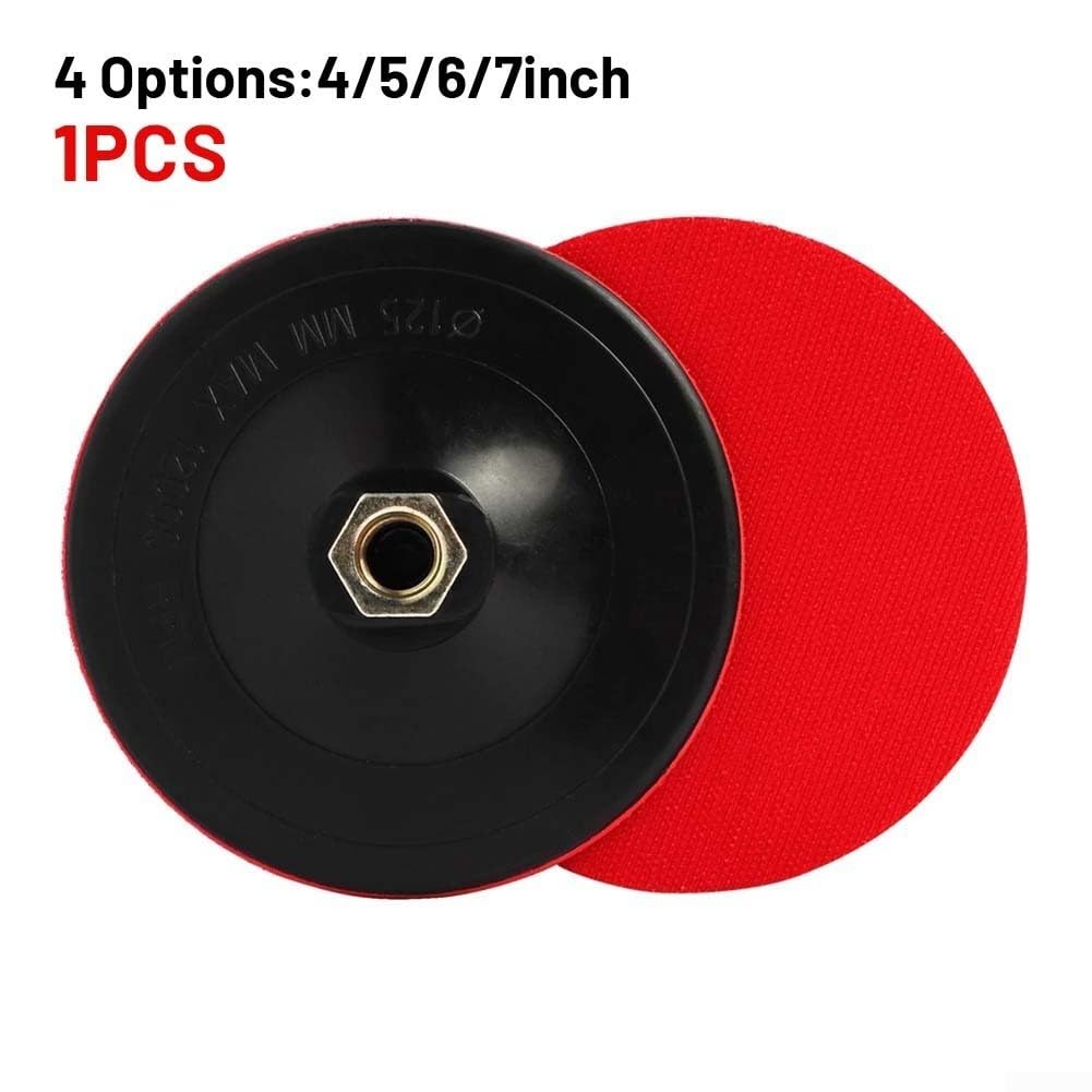 Sanding Disc Backing Pad with For M14 Thread for Angle Grinder, Hook and LOOPs Polishing Plate for Woodworking and Metal, 4//6/7 Inch Backer Pad(6inch)