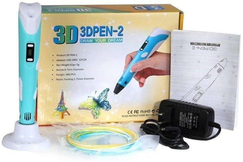 3D Pen-2 with LCD Display, ABS/PLA Compatible, 1.75mm Filament | Speed Controller, Temperature Adjustable, Kids & Adults, Includes Filament, LED Indicator-image-21