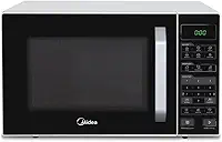 Forno Micro-ondas 35L Branco e Preto Midea 220V MXSA35P2