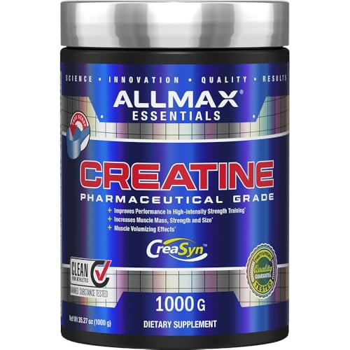 Allmax Creatine Monohydrate - Aid Muscle Growth & Strength Gains,...
