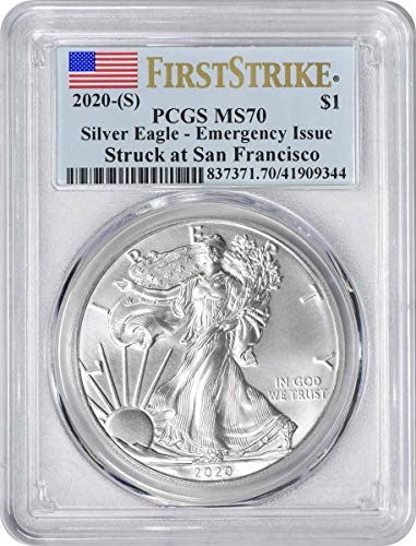 2020 (S) American Silver Eagle Dollar Emergency Issue, First...
