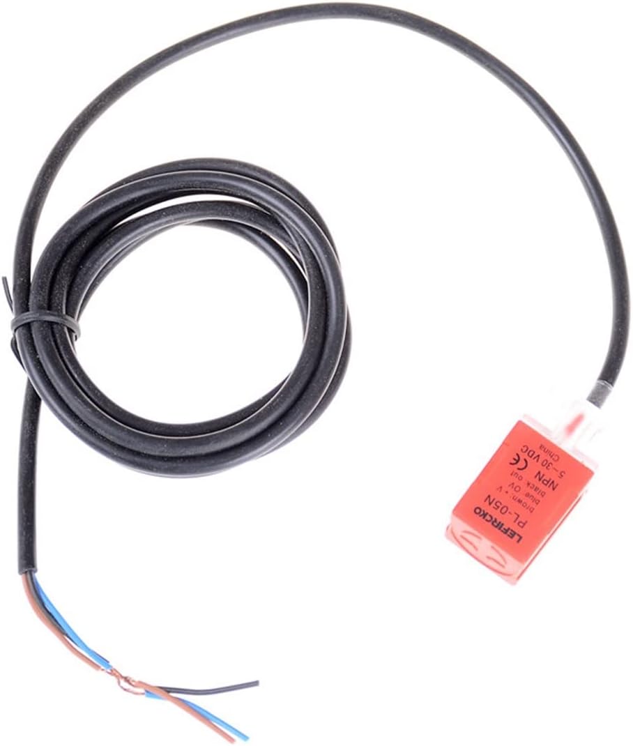 PL-05N 5mm Sensing DC NPN NO Cube Shell Inductive Screen Shield Type Proximity Switch LP05 Proximity Sensor 6-36V