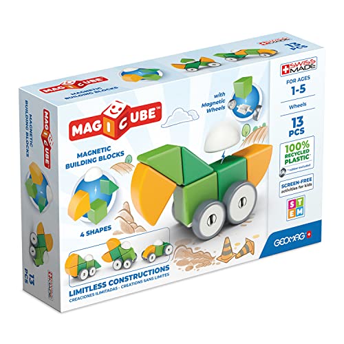 Geomag MagiCube Magnetic Blocks for Toddlers & Kids Ages 1-5 | Sw...