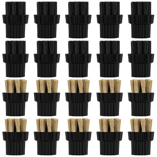 Honeydak 20 Pcs M8 Steam Cleaner Brush Heads