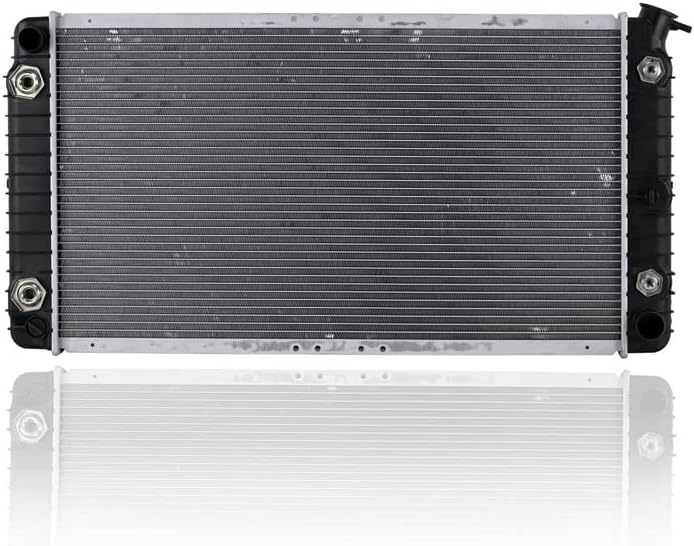Radiator - Pacific Best Inc. Compatible/Replacement for '85-93 Cadillac DeVille Fleetwood V8 4.9L, 91-93 98, 92-95 Le Sabre V6 3.8L Plastic Tank Aluminum Core With Engine Oil Cooler 52493406