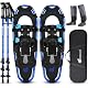 Odoland Schneeschuhe mit Steighilfe Allround 4 in 1 Set