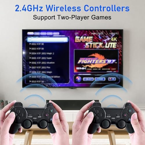 Retro Game Console, Wireless Retro Game Stick with 20000+ Classic Games | HDMI Output | Dual Controllers | TV & Monitor Compatible (Pro Edition) - Image 4