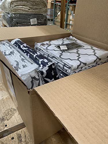 Royal Tradition Meridian, 52-Inch Wide X 108-Inch Long, Set Of 2, Thermal Insulated Room Darkening Curtains, White #TOP7