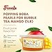 Fanale Mango Popping Boba Pearls, Vegan, Non GMO, Gluten Free, Fat Free, Perfect for Bubble Tea, Smoothies, Ice Cream, Desserts, and Beverages.