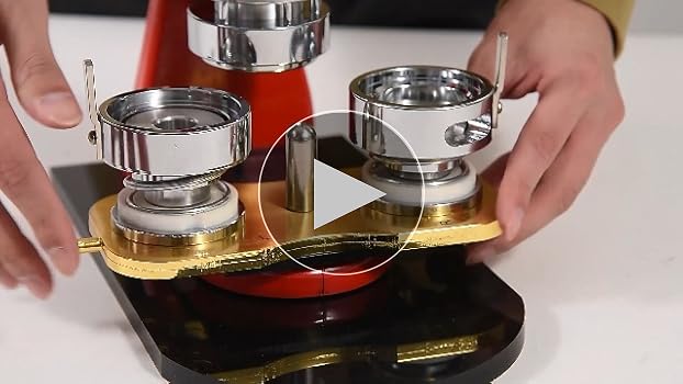 缶バッチマシーン 缶バッジメーカー 44mm バッジ素材500個付き 缶バッチ マシン 機械 58mm 缶バッチメーカー 缶バッチマシーン
