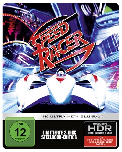 Bild: Speed Racer (Steelbook, 4K-UHD, Blu-ray) f�r 34,99 EUR bei amazon.de
