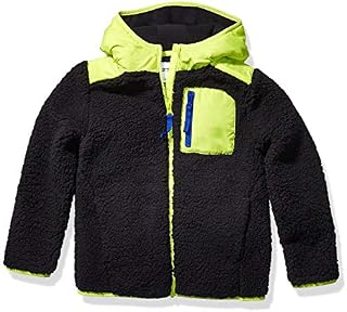 Amazon Brand - Spotted Zebra Boy's Hooded Sherpa Fleece Jacket