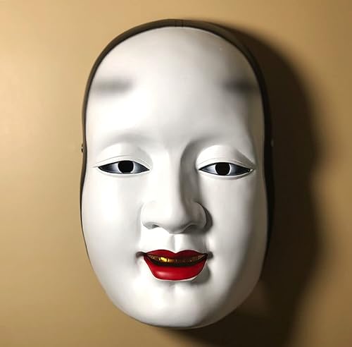 Miniatura 4 de Gmasking Máscara de resina Prajna japonesa Noh Cosplay para disfraz decorativo de fiesta de Halloween