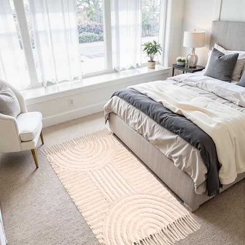 AevitasX Boho Rugs Runners for Hallways Non Slip Neutral Washable by AevitasX - Used condition - Image 7