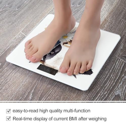 Báscula de baño digital con vidrio templado, capacidad 400 lb miniatura 5