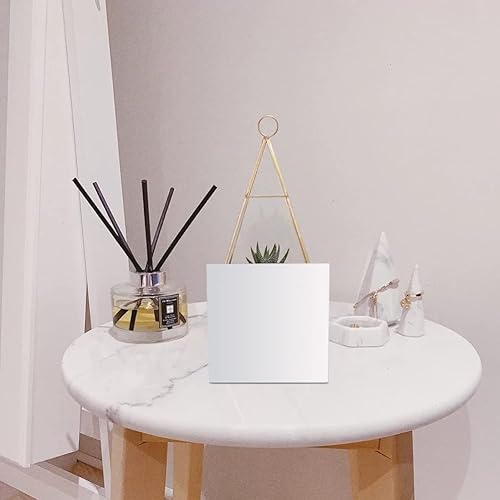 Miniatura 7 de FINGERINSPIRE Espejo de vidrio biselado de 3 estilos de 6 x 6 pulgadas, paneles de espejo cuadrado, redondo y octágono, espejo de pared biselado de