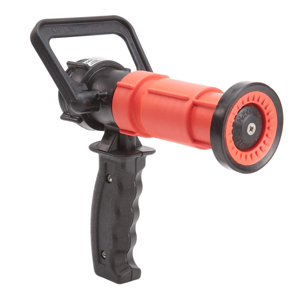 FireHoseDirect Heavy Duty Plastic 1 1/2 inch High Flow Pistol Grip Fire Nozzle (NH)
