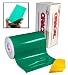 ORAFOL ORACAL 8300 Transparent Green 12" x 24" Colored Window Tinting Vinyl Roll for Cricut, Silhouette & Cameo Including Hard Yellow Detailer Squeegee (2 Roll Pack)