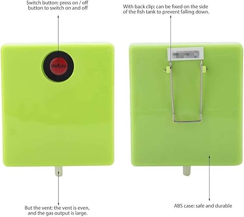 Oxygen Pump Aquarium Air Pump Aerator Portable Dry Battery Operated Fish Tank Oxygen Aerator Pump with Air Stone and Tube