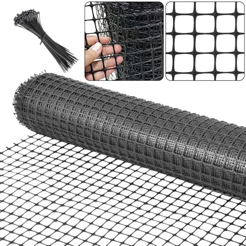 Garden Fence Temporary Fence, 4'x30' With 50 Zip Ties, Plastic Fencing Safety Fence Snow Fence Construction Fencing Garden Fencing Animal Barrier Poultry Dee - View #8