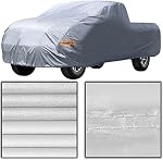 Pickup Truck Cover Universal All Weather Protection Heavy Outdoor Replacement for Pickup Truck up to 260 L x 80 W x 65 H Inch