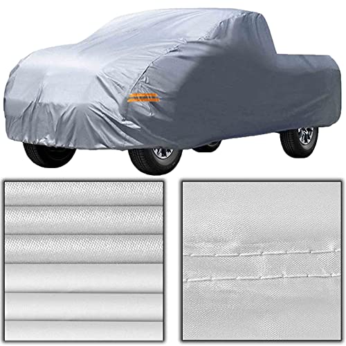 Image of Pickup Truck Cover Universal All Weather Heavy Outdoor Replacement for Pickup Truck up to 250 L x 80 W x 65 H Inch