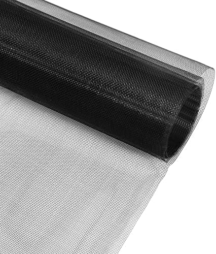Window Screen Mesh Screen Door Mesh for DIY Screen Patio Door Screen Window Screen Replacement Repair Curtain Mesh Net (40''x126'')