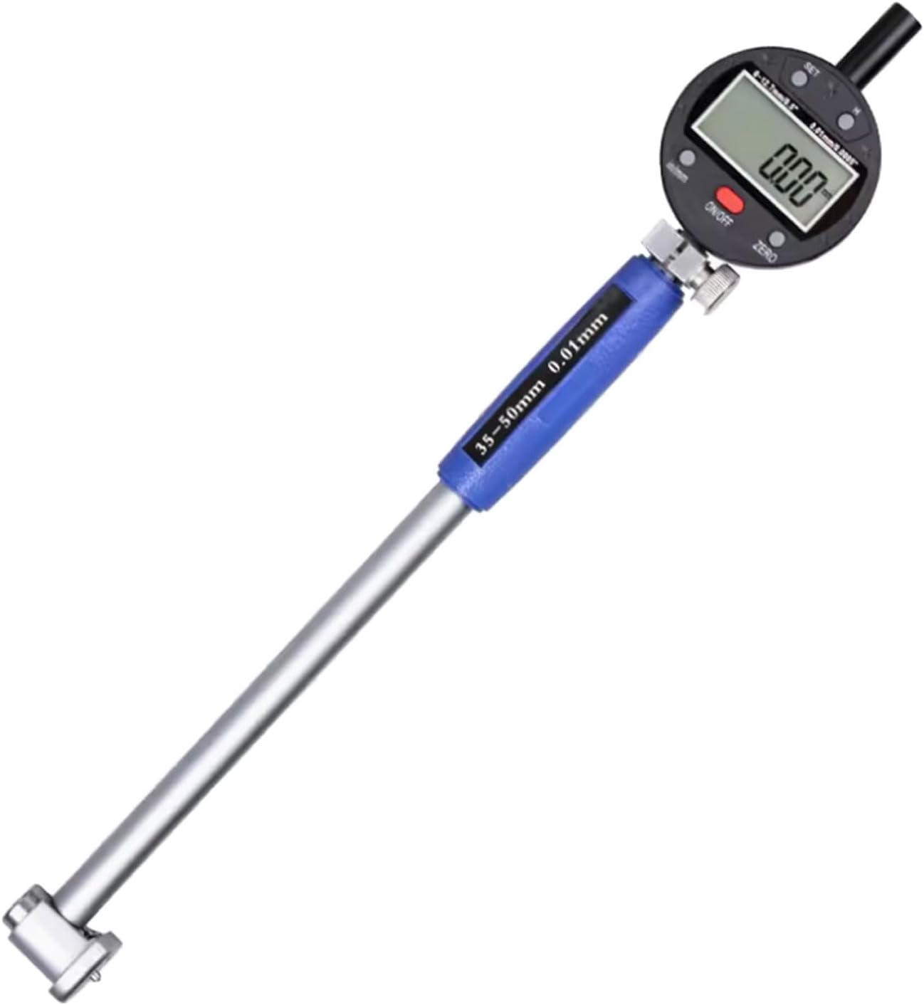 デジタルゲージ内径0-12.7mm/0.5インチ、インチ/メートル変換0.01mm