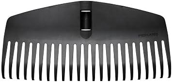 Fiskars Leaf Rake with M-Head - New Item as Replacement for 1014914, black, 1063089