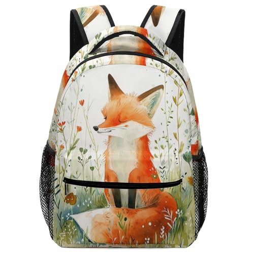 Cartable enfant animaux mignon renard sac à dos pour garçon et fille avec bretelles confort