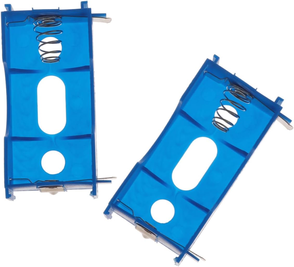 DOITOOL 4pc -Cell Battery Holder Plastic Case for Series Parallel Connections for Laboratory Use Easy for Versatile Battery Configurations