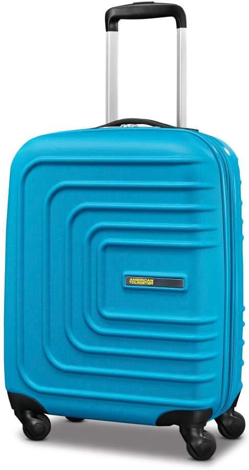AMERICAN TOURISTER Sunset Cruise Hardside Luggage with Spinner Wheels, Summer Sky, Carry-On 20-Inch
