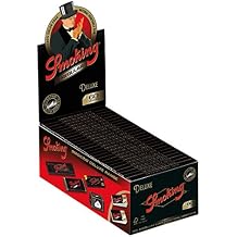 Smoking - Deluxe Single Wide Rolling Papers - Full Case of 50 Booklets with 60 Leaves per Booklet 3000 Total
