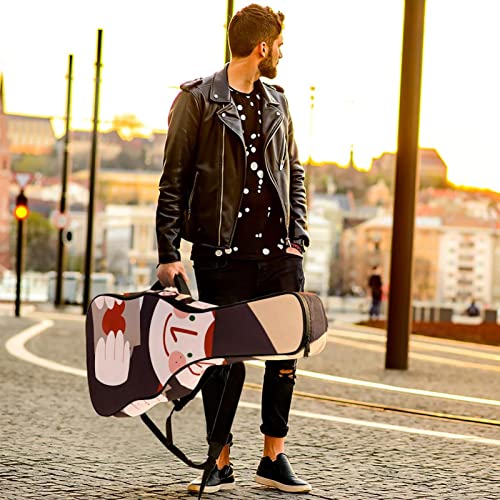 Housse de transport étanche pour guitare avec bandoulière réglable Motif citrouille d’Halloween, Multicolore 02, 42.9×16… - Les Beatles, Paul McCartney, John Lennon, RIngo Starr, George Harrison Housse de transport étanche pour guitare avec bandoulière réglable Motif citrouille d'Halloween, Multicolore 02, 42.9x16… – Image 7