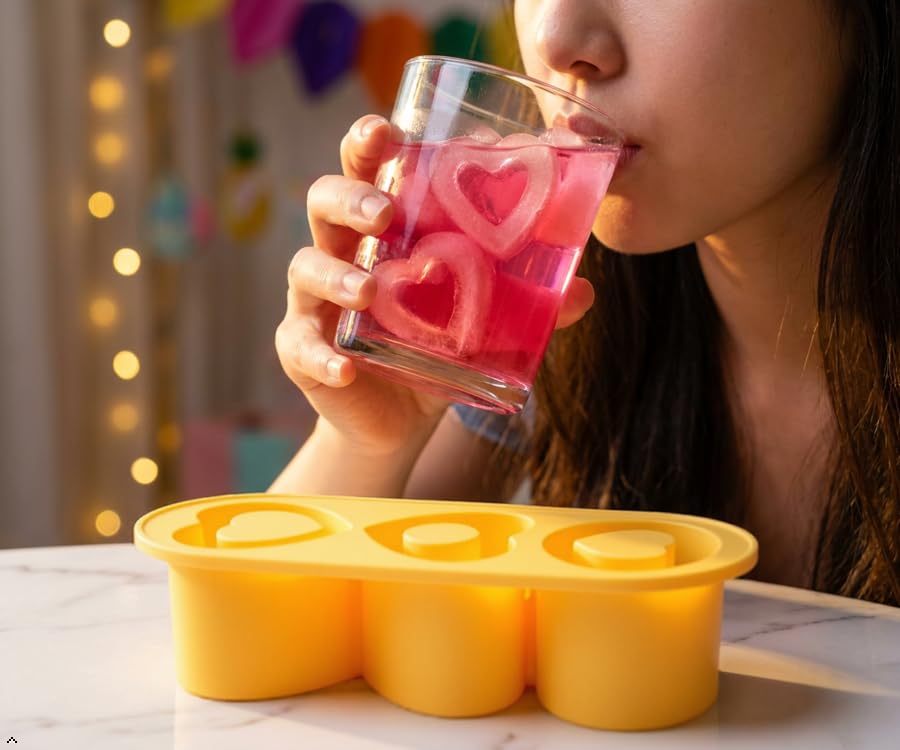 Molde de Silicona para 3 Cubos de Hielo para Vaso 20oz miniatura 5