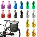 16Pcs Presta Valve Caps, Colourful Presta Valve Stem Covers for Bikes - Protect and Decorate Your MTB, Road Bikes