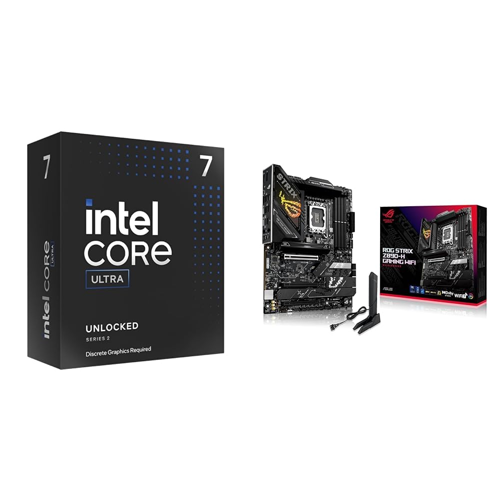 Amazon.com: Intel Ultra 7 265KF + ROG Strix Z890-H Gaming WiFi