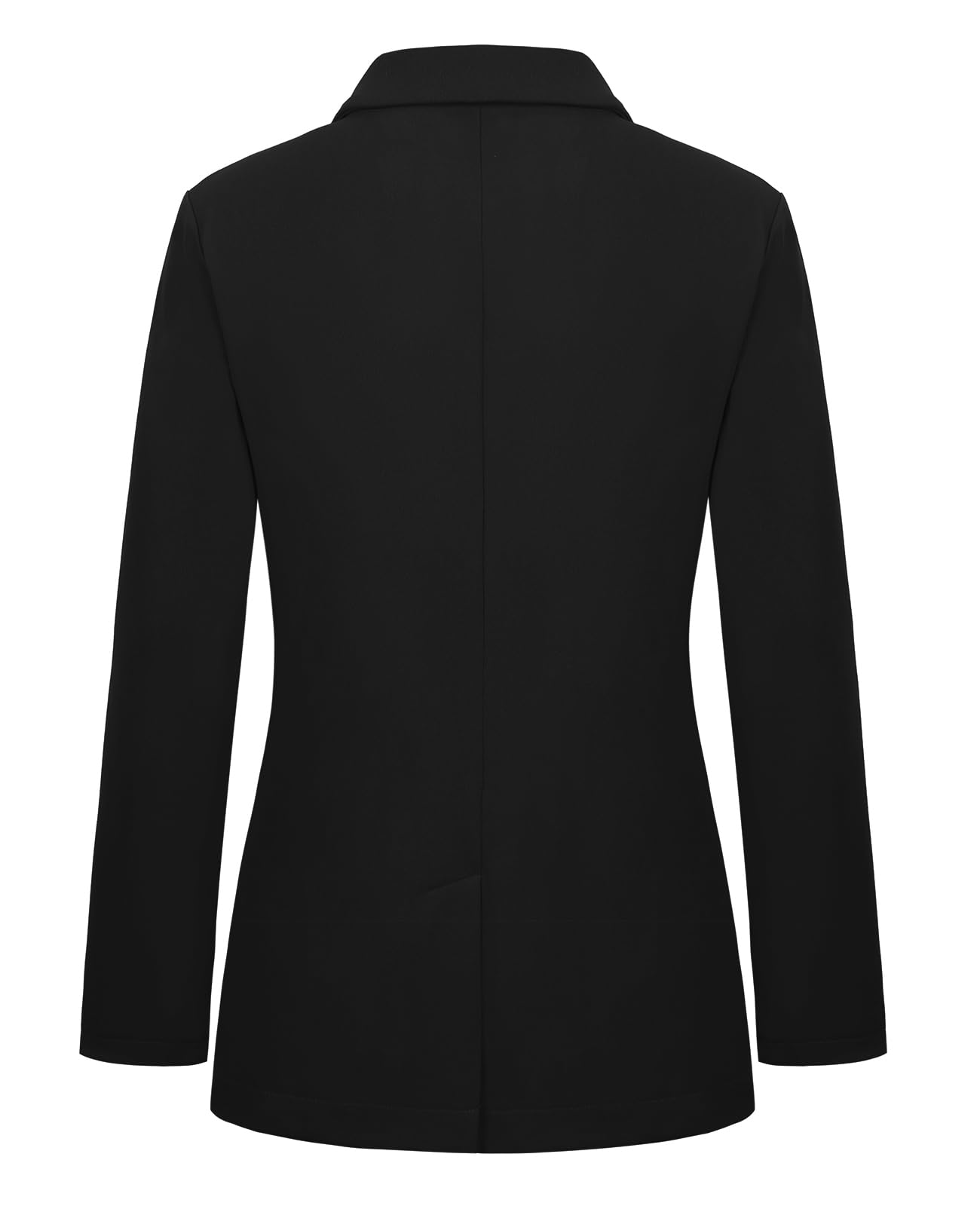 Blazer para mujer, chaqueta de un botón, chaqueta con muescas, casual, elegante, clásico, formal, manga larga, traje de trabajo con solapa