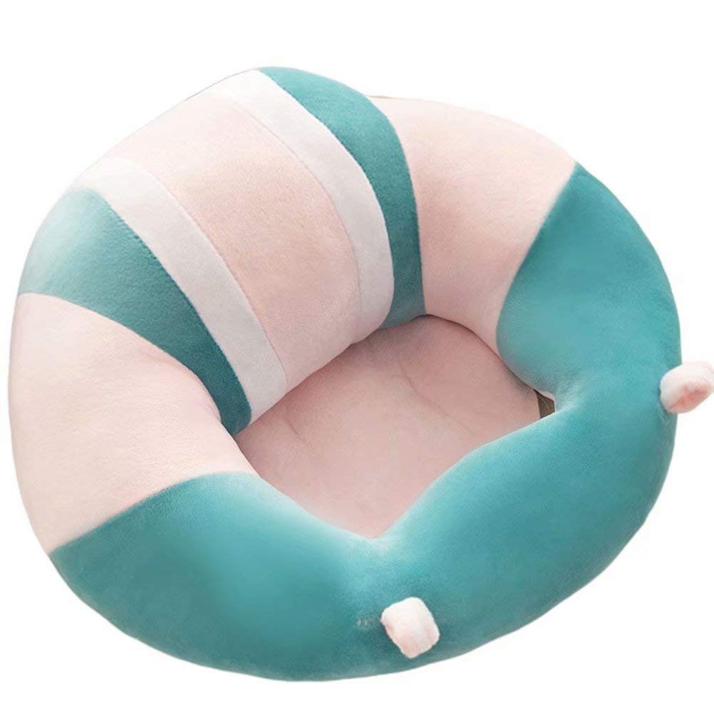 Baby Support Seat Sofa Plush Comfortable Cushion for 3-16 Months Baby (16.93 x 7.87 Inch)