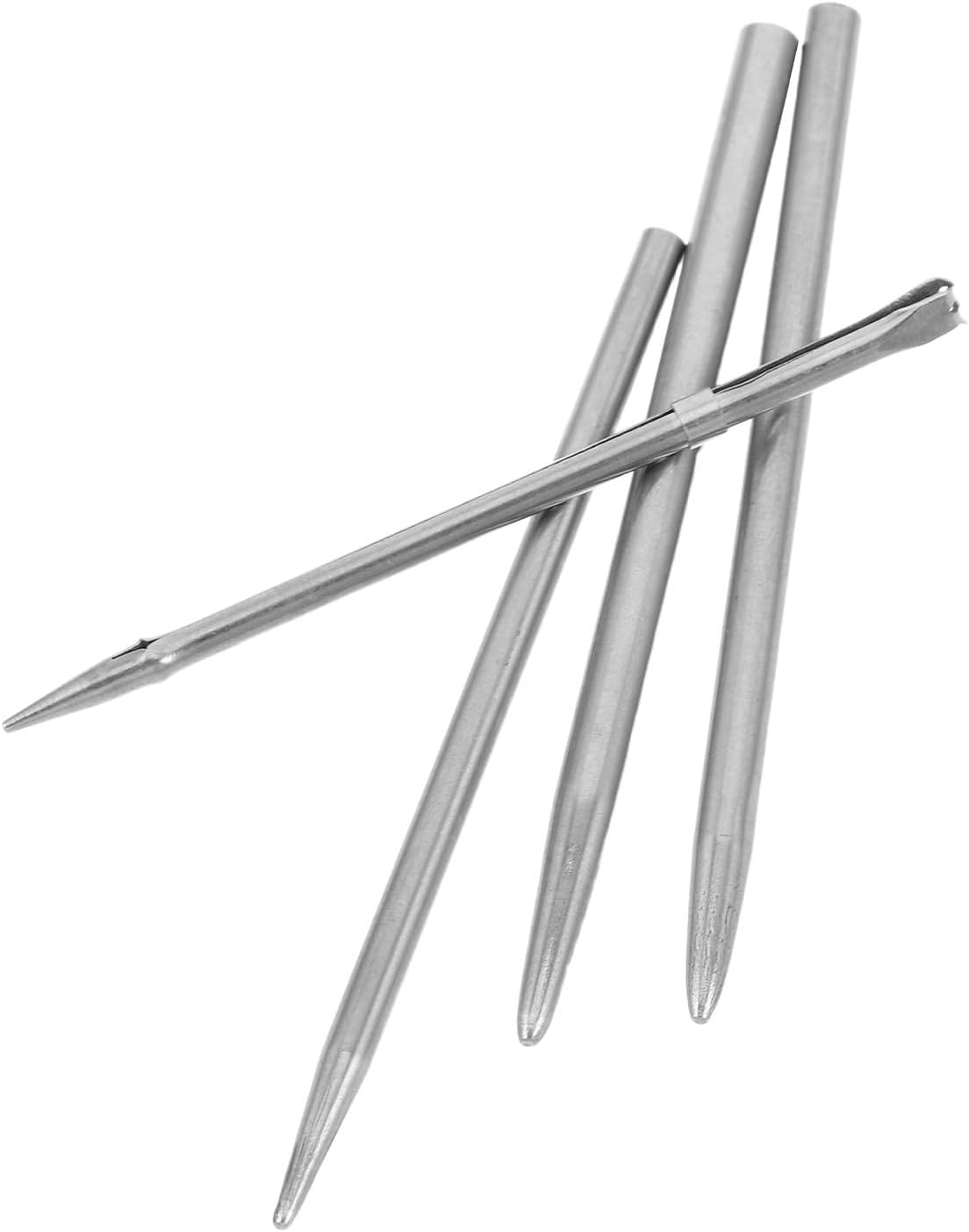 4pcs Lacing Needle 2.5/3/3.5mm Stainless Steel Shoelace Threading Tool