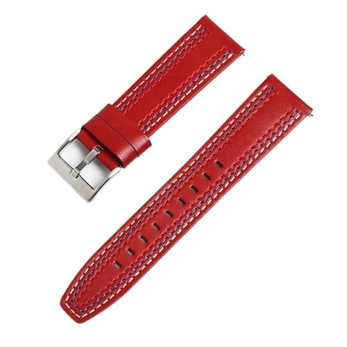 [QOGGMSGZQ] 1PC �N�C�b�N�����[�X���v�o���h�A20 22mm �ƌ݊����A�{�v���X�g�X�g���b�v�����p�AWatch3Pro �ɍœK(Red,20mm)