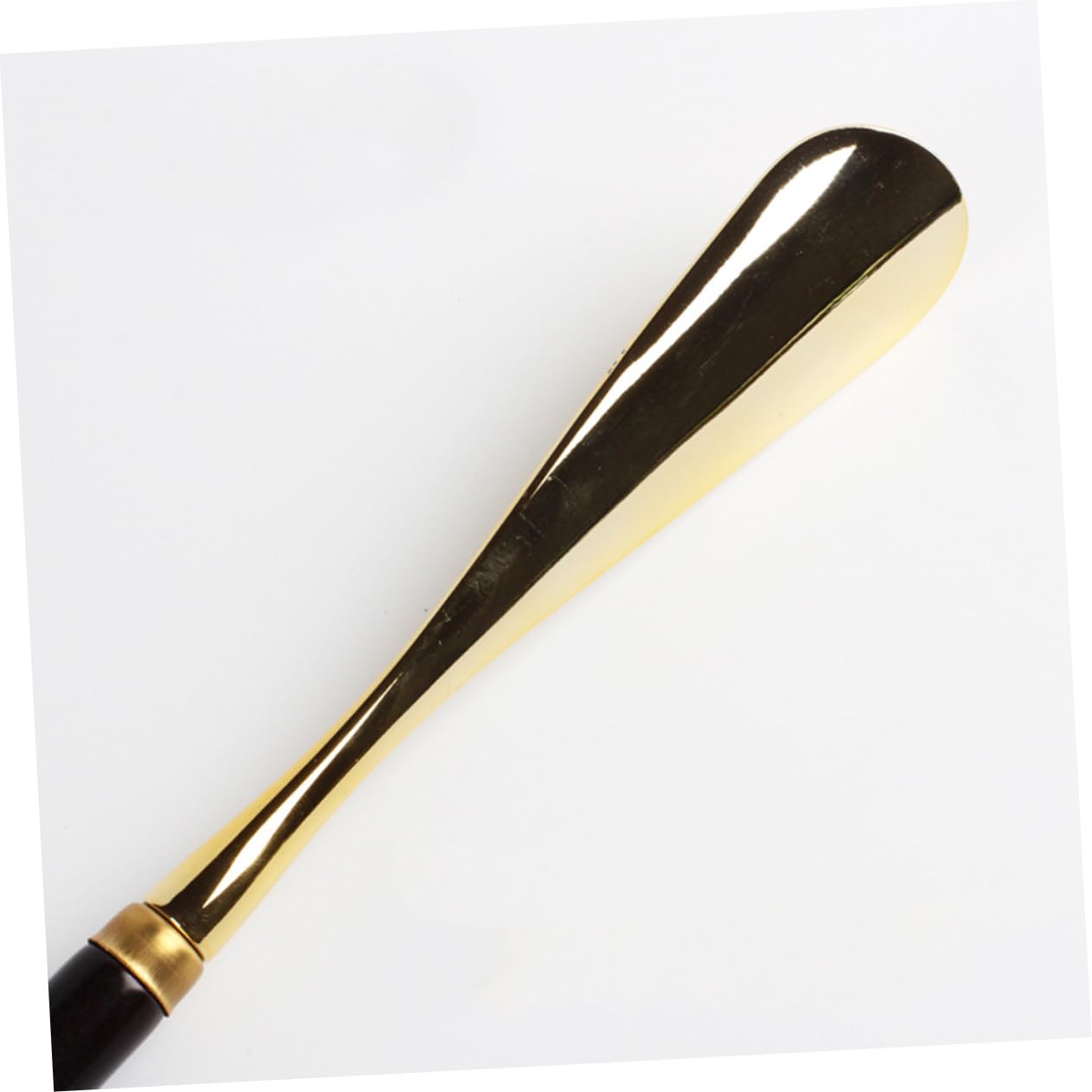 Calzascarpe in Metallo Testa di Leone 32cm Manico lungo Ergonomico per Anziani e Donne in Gravidanza Accessorio Domestico per Scarpe Uomo e Camoscio