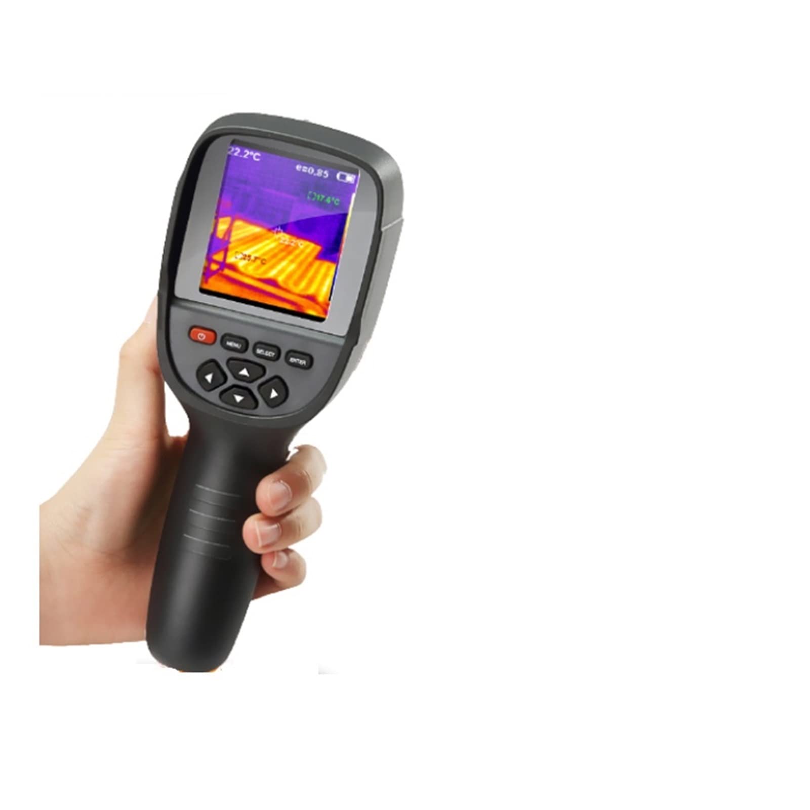 Kamera Termowizyjna, Przenośna kamera termowizyjna Kamera termowizyjna o wysokiej rozdzielczości Cyfrowa kamera termowizyjna podobna do termometru na żywo RęCzna Kamera Na Podczerwień(500 with case)