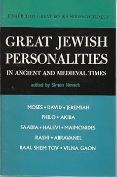 Paperback Great Jewish Personalities In Ancient and Medieval Times. Book