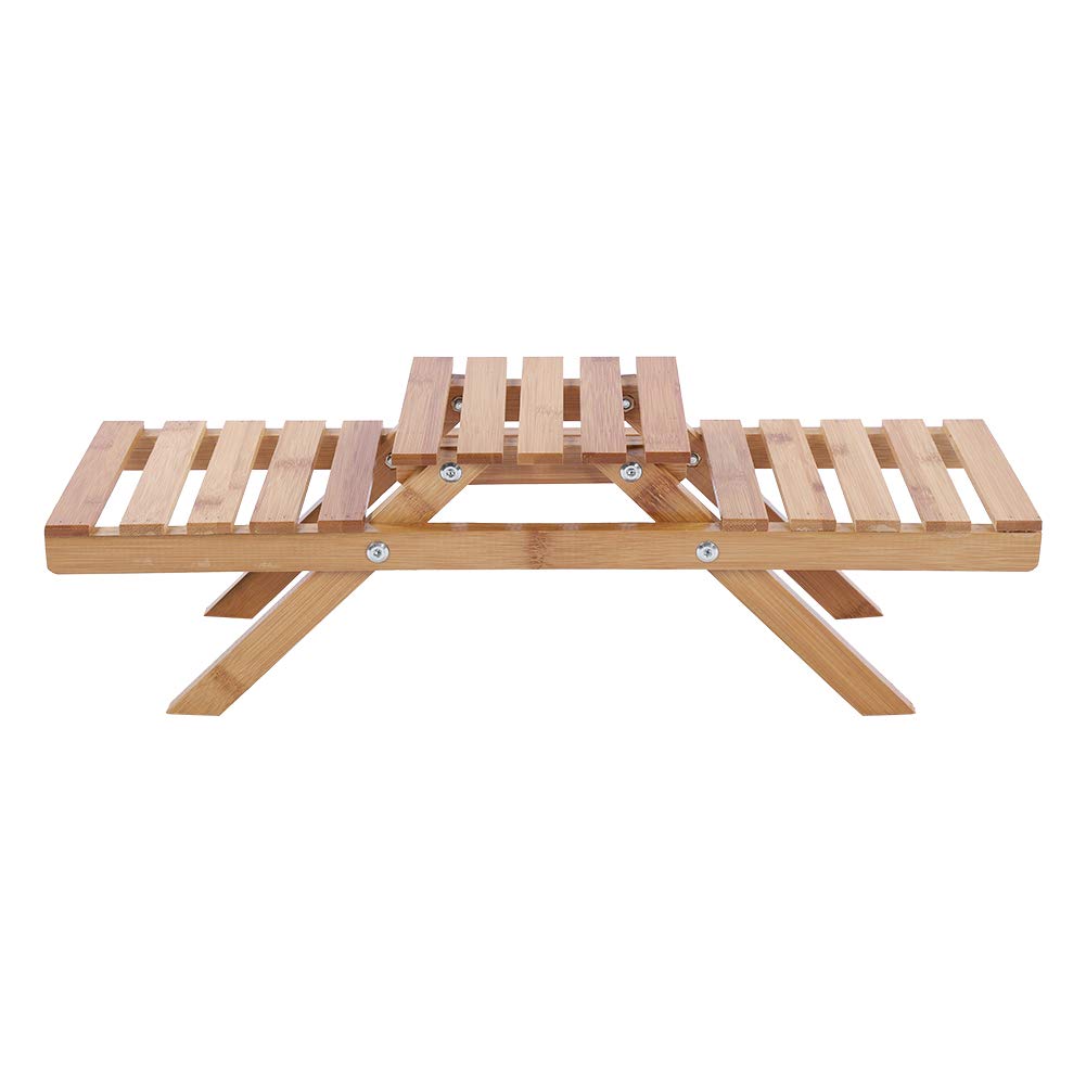 Étagère pliable en bois de qualité supérieure pour valoriser vos plantes en pot