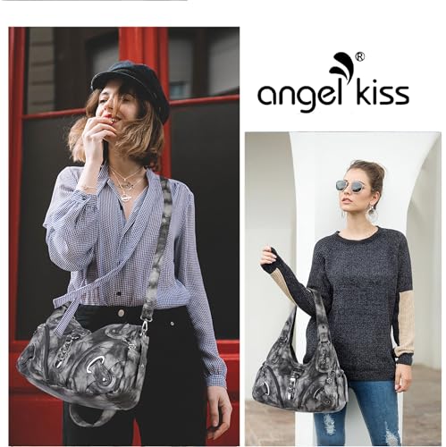 Image of Angelkiss Hobo Purses and handbags for Women Satchel Handbag Women Purses Large Daily Shoulder Bags