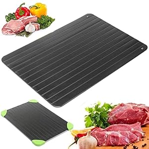 Aluminium Ontdooiplaat Ontdooibak Snel Ontdooiplaat Snel Ontdooibak Vlees Ontdooien Diepvriesproducten Snel Ontdooiplaat Geen Elektriciteit Nodig Geen Chemicaliën Geen Magnetron 1 Stuks